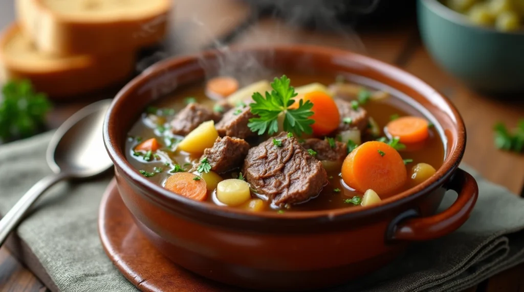 old fashioned vegetable beef soup recipe