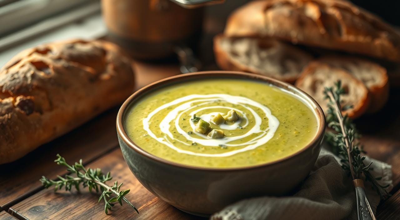 cream of broccoli soup​